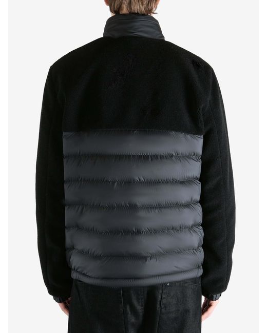 Moncler Black Mistral Teddy Short Puffer Jacket for men