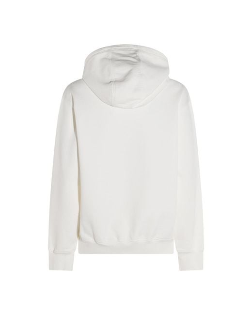 Casablanca White Casa Way Printed Drawstring Hoodie