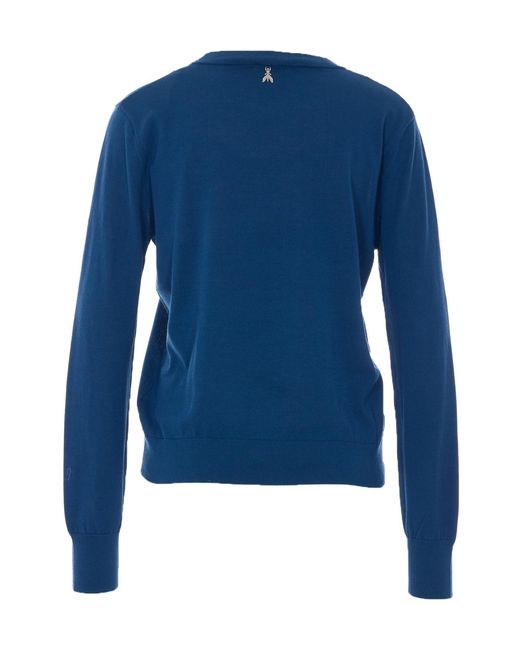 Patrizia Pepe Blue Long Sleeved Sweater