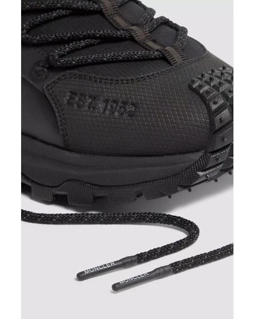 Moncler Black Trailgrip Lite 2 Lace-Up Trainers for men