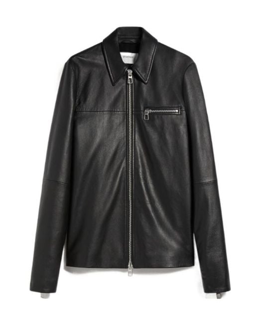 Sportmax Black Zip-Up Long-Sleeved Jacket