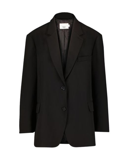 Frankie Shop Black Long-Sleeved Suit Jacket