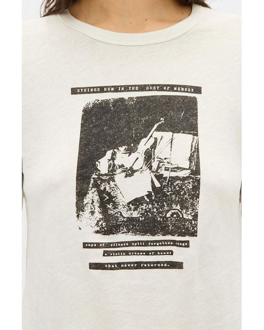 Ann Demeulemeester White Dot Graphic-Print Ruched Top