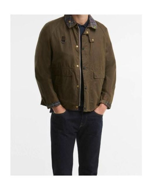 Barbour Brown Icons Spey Waxed Jacket for men
