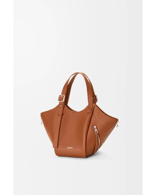 Loewe Brown Hammock Flip Bag
