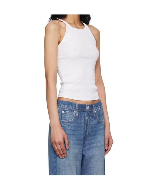 Rag & Bone Blue Round-Neck Vest