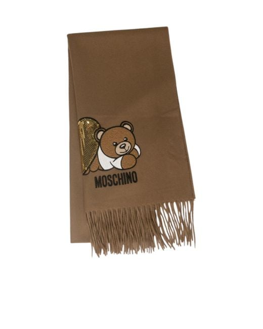 Moschino Metallic Wool Scarf for men