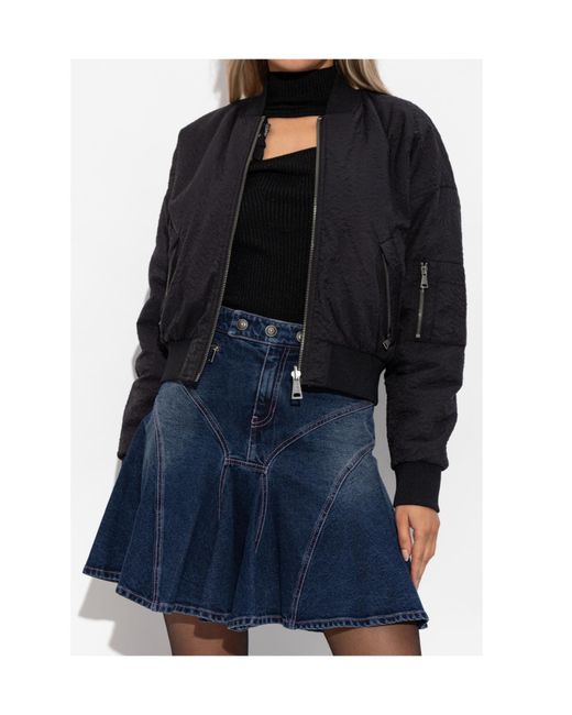 Versace Jeans Blue Couture Reversible Bomber Jacket