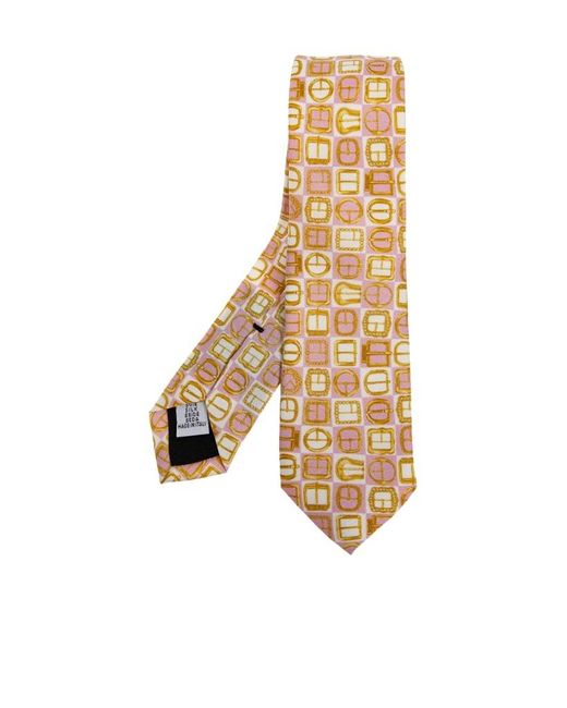 Moschino Metallic Pointed Tie for men