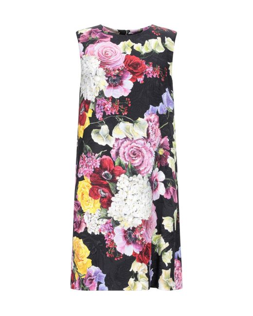 Dolce & Gabbana White Floral-Print Dress