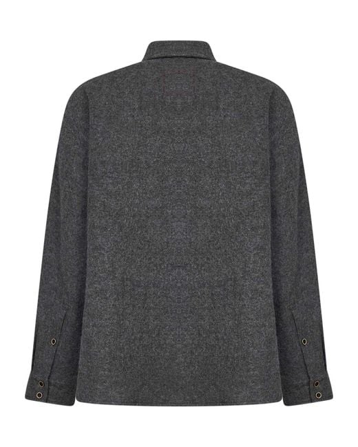 Uma Wang Gray Long-Sleeved Shirt for men