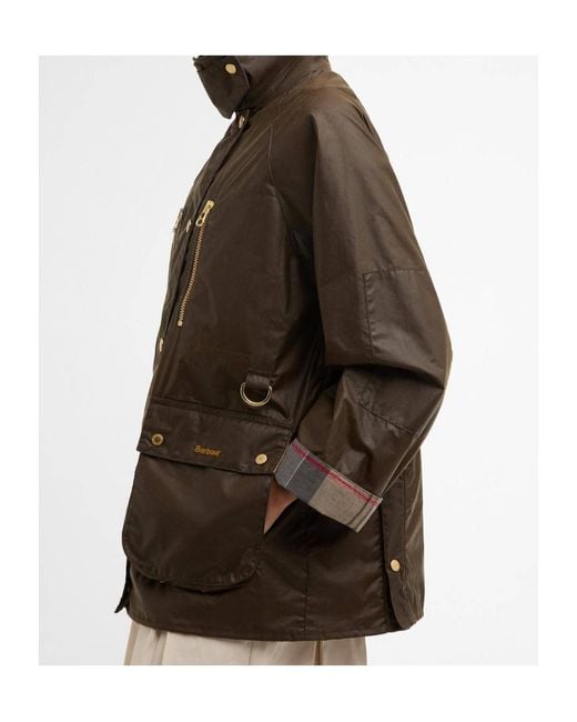 Barbour Green Argill Zip-Fastening Patch-Pockets Jacket