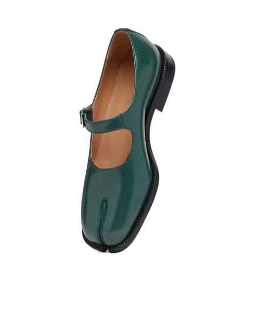 Maison Margiela Blue Tabi Mary-Janes