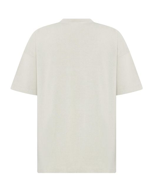 Dior White Christian Couture T-Shirt, Relaxed Fit for men