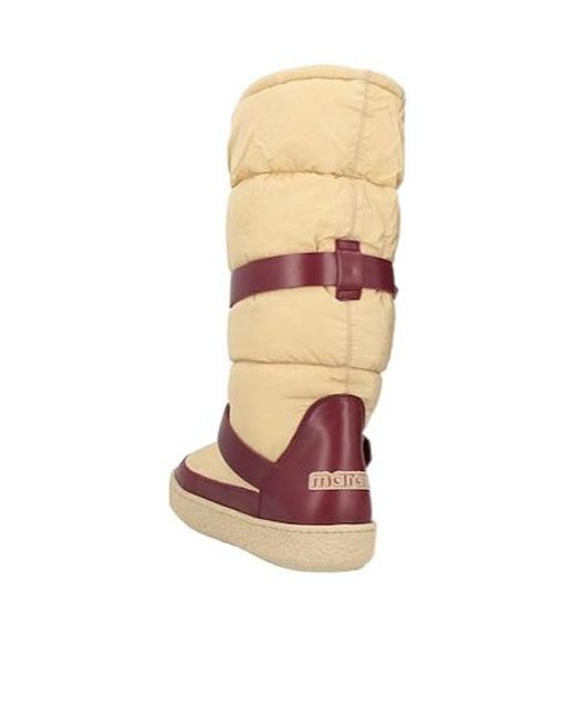 Isabel Marant Natural Two-Tone Boots