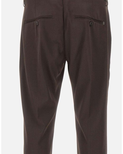 Dondup Gray Gaubert Slim Fit Pants for men