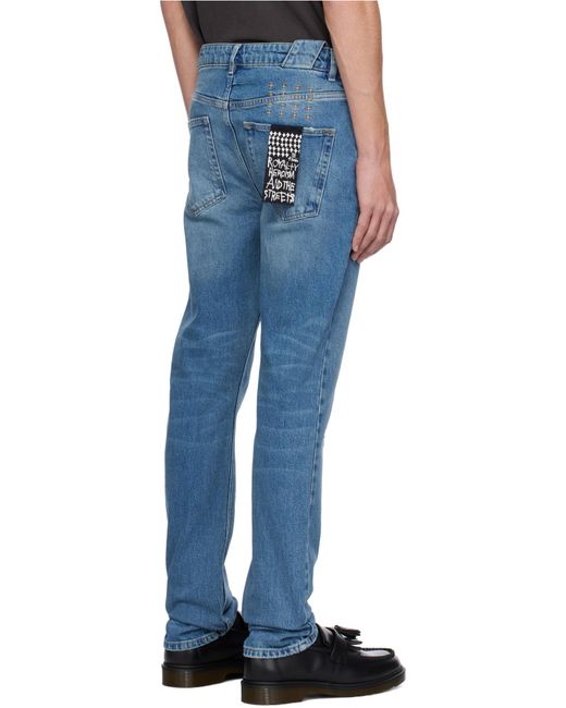 Ksubi Blue Trousers With Belt Loops for men