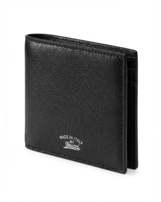 Gucci Black Lira Bi-Fold Wallet for men