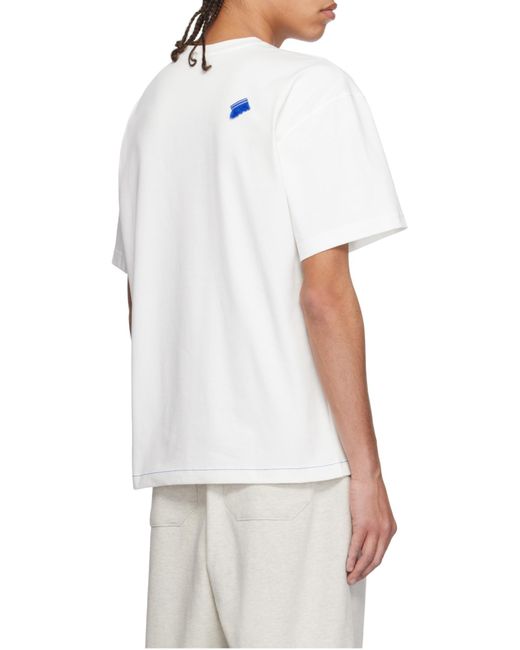 Adererror White Short-Sleeved T-Shirt for men