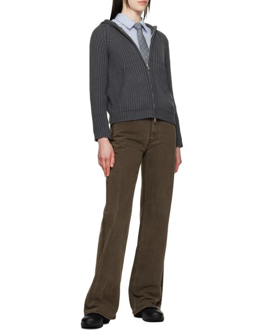 Our Legacy Black Sweetheart Cross-Strap Ballet Flats for men