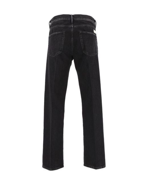 Nine:inthe:morning Black Straight-Leg Jeans for men