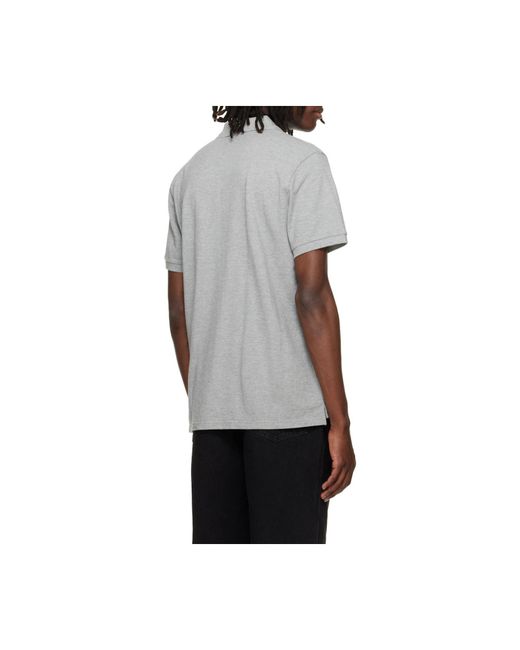 Carhartt Gray Chase Pique Polo Shirt for men