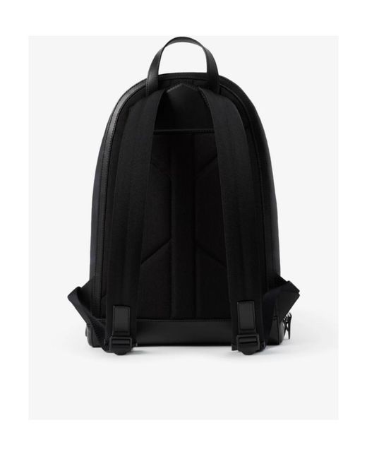 Burberry Blue Rocco Check-Print Backpack for men