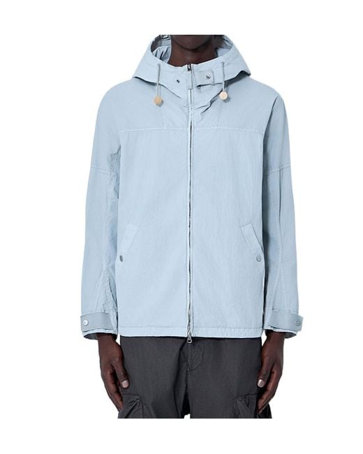 Stone Island Blue Marina Drawstring Jacket for men