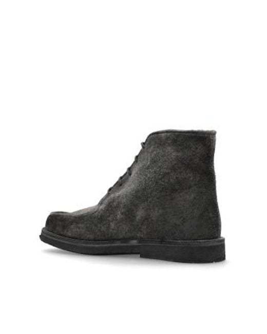 Marsèll Black Marsèll Lace-Up Ankle Boots for men