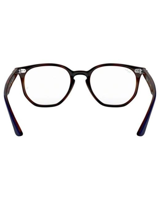 Ray-Ban White Logo Flat Mirror for men