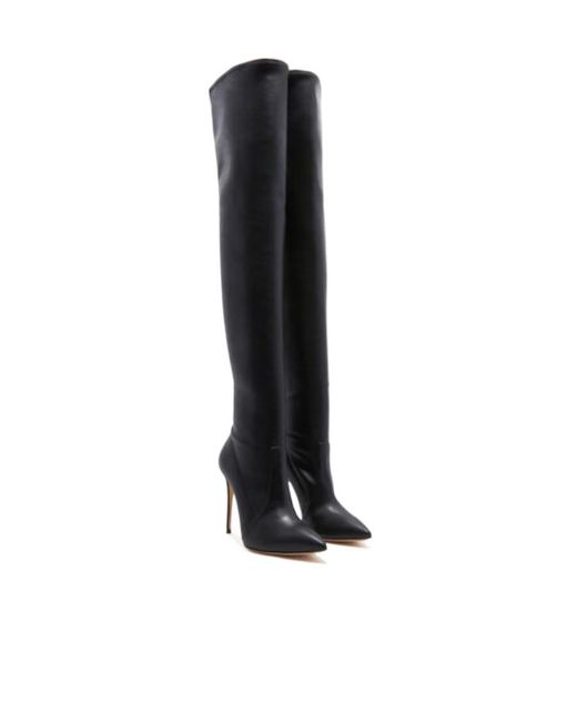 Casadei Black Julia Over-The-Knee Boots