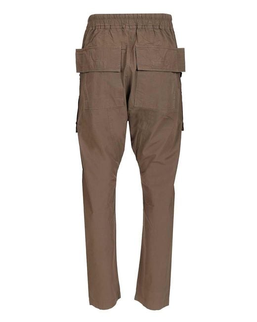 Rick Owens Gray Creatch Cargo Pants for men
