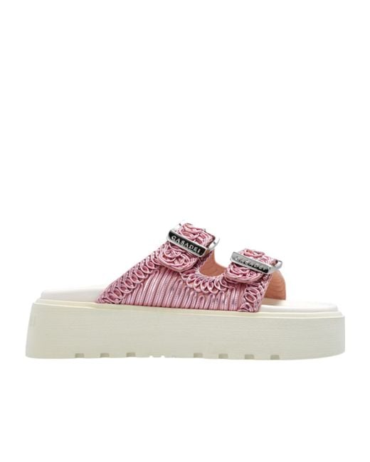 Casadei Pink Birky Ale Slides