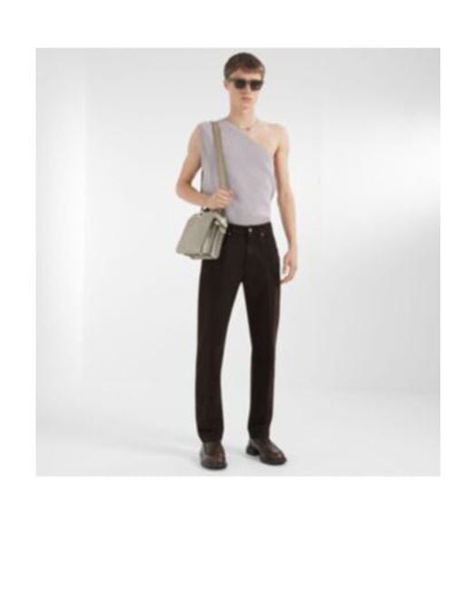 Fendi Metallic Peekaboo Iseeu Mini Tote Bag for men