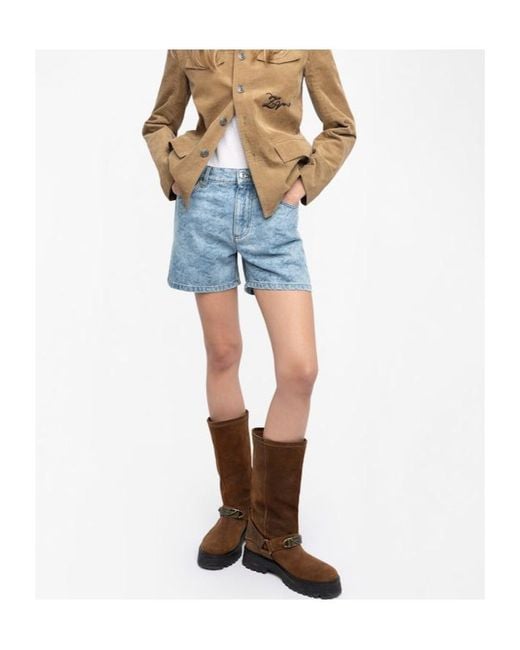 Zadig & Voltaire Brown Angie Boots