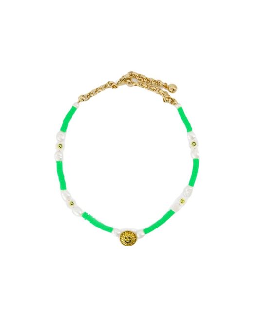 Shourouk Green Happy Necklace