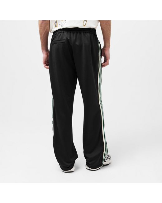 Represent Black Stylish Striped Breathable Casual Sports Pants for men
