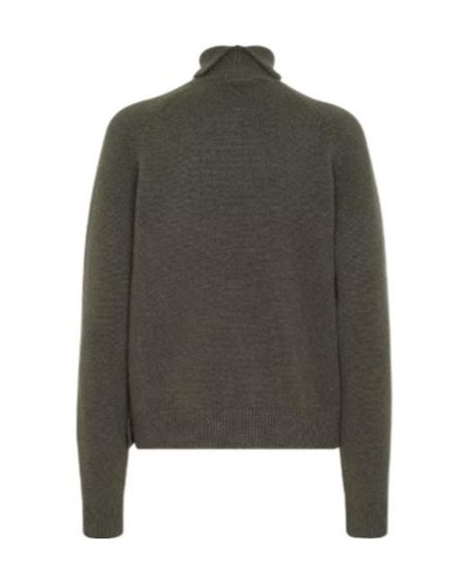 Fendi Green Turtleneck Long Sleeved Knitted Jumper