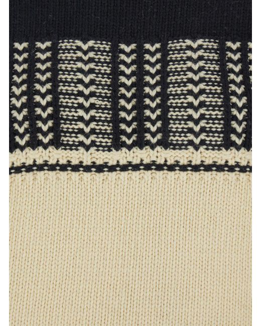 Low Classic Black Intarsia Crewneck Sweater