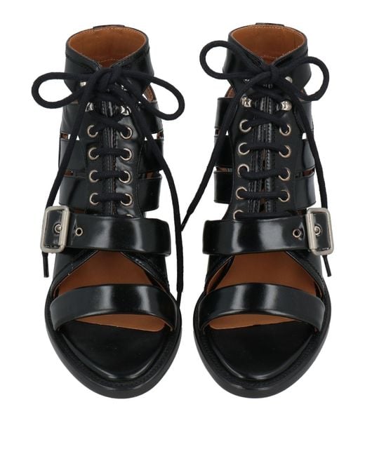 Chloé Black Gladiator Sandals