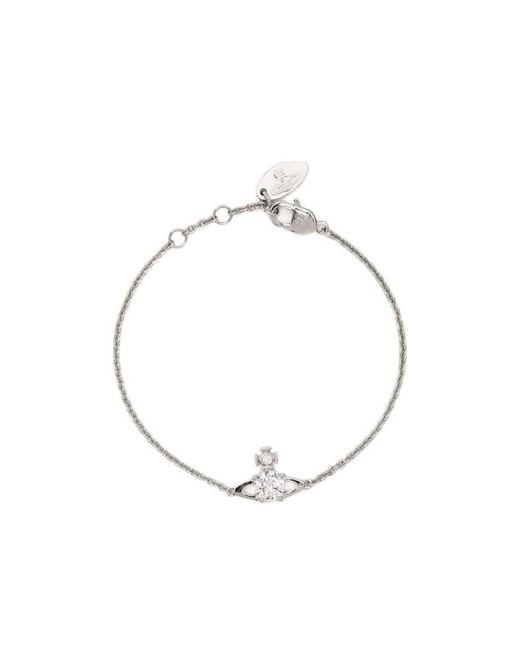 Vivienne Westwood Metallic Reina Crystal Bracelet