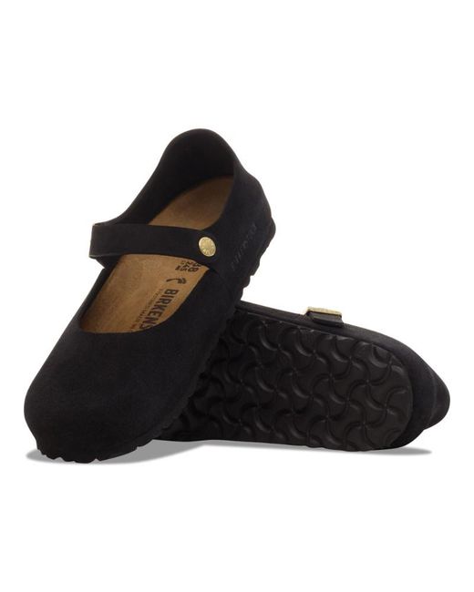 Birkenstock Black Mantova Mary Jane Ballet Flats