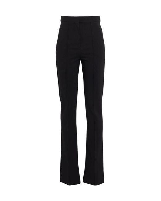 Max Mara Black Slim-Fit Flared Pants