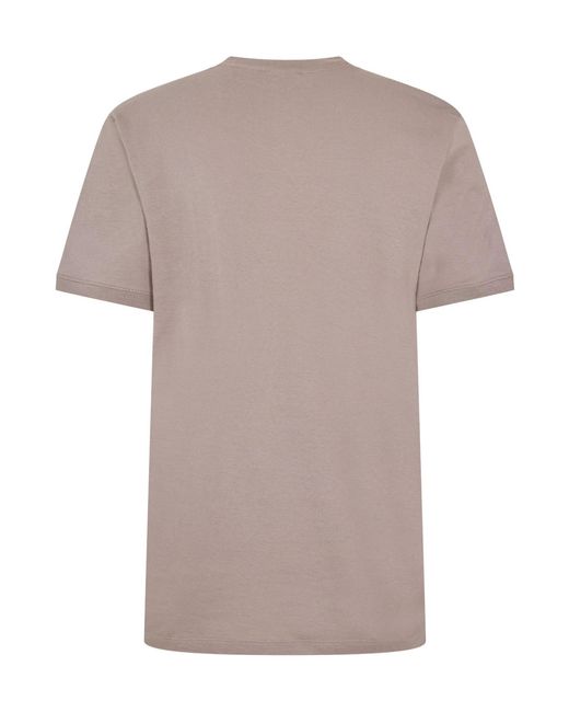 Boss Pink Logo Crew-Neck T-Shirt for men
