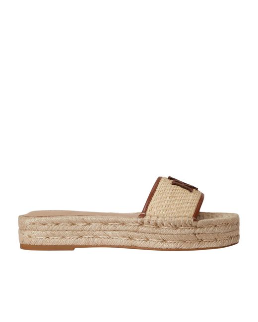 Ralph Lauren Brown Thick-Soled Sandals