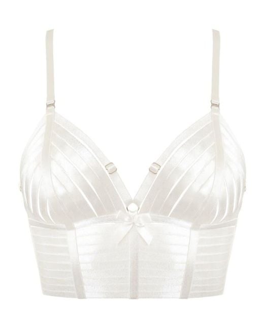 Bordelle White Multi-Strap Bra