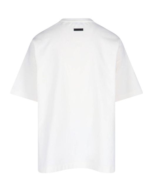 Fear Of God White Eternal Crewneck T-Shirt for men