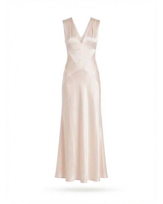 TOVE White Alix Silk Gown