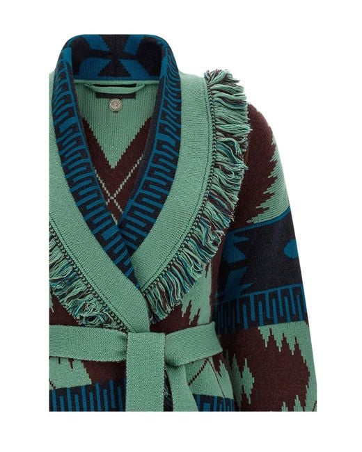 Alanui Green Cashmere Knitwear