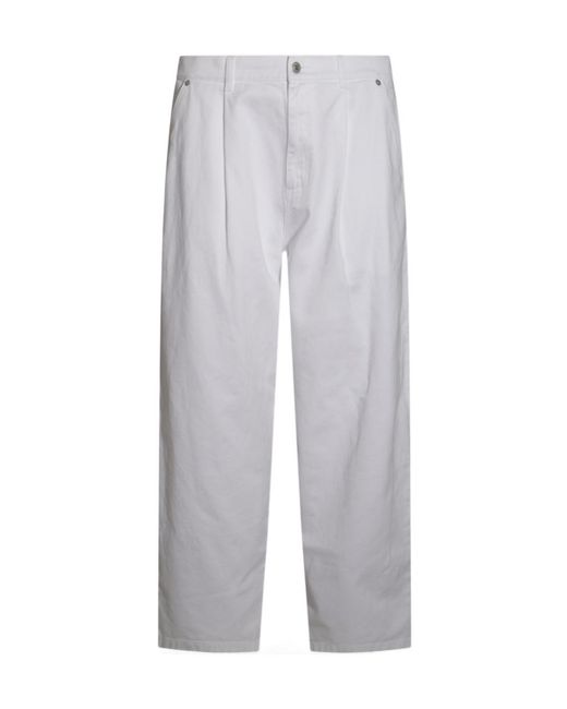 Moschino Gray Belt Loop Track Pants for men